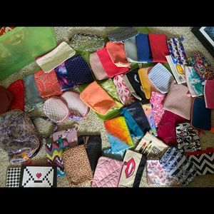 SOLD 50 assorted cosmetics bags (almost all Ipsy)